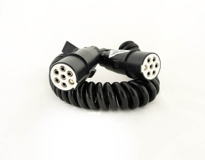 Przewód spir.el.S cienki zwój wtycz.plas.