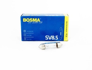 ŻARÓWKA BOSMA 12V 5W SV8,5 10X36 C5W 1680