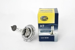 ŻARÓWKA HELLA 12V 55W PX26D H7 STANDARD