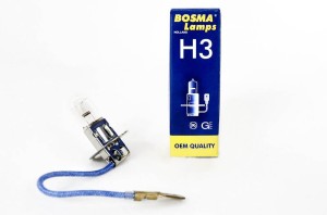 ŻARÓWKA BOSMA 12V 55W PK22S H3 1260