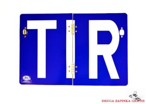 TABLICA INFORMACYJNA TIR ŁAMANA DUŻA