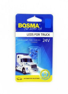 ŻARÓWKA 24V 1xLED BAX BLUE 2pcs /7781/