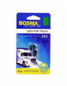 ŻARÓWKA 24V 1xLED BAX GREEN 2pcs /7798/