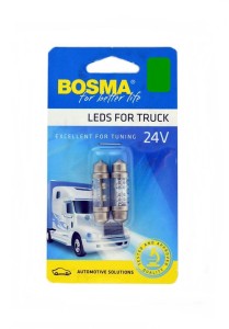 ŻAR.24V 4xLED SV8,5 GREEN 10x36 /7842/