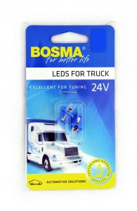 ŻARÓWKA 24V 1xLED B8,5d BLUE 2pcs /7682/