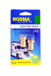 ŻAR. 24V 5xLED BAY15d GREEN 2pcs /7293/