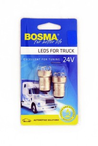 ŻARÓWKA 24V 5xLED BAY15d BLUE 2pcs /7286/