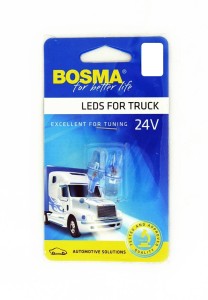 ŻARÓWKA 24V 1xLED T10 WHITE 2pcs /7408/