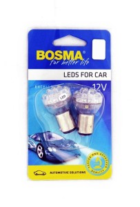 ŻARÓWKA 12V 24xLED BA15s WHITE 2pcs 2380