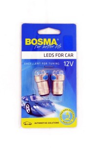 ŻARÓWKA 12V 5Xled BAY15d BLUE 2 pcs 3080