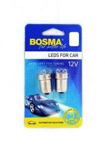 ŻARÓWKA 12V 5xLED BA15S BIAŁA 2szt 2076