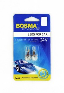 ŻARÓWKA 24V6xLED T13 WHITE 2pcs /7354/