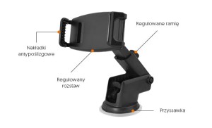 Uchwyt samochodowy nawigacja/telefon  LXMF101