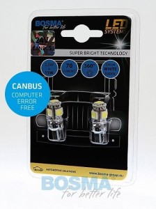 Żarówka LED 24V 5xSMD T10 white canbus 4205