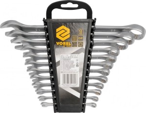 Kpl.kluczy pł.-oczk.12cz.6-22mm saty.51722