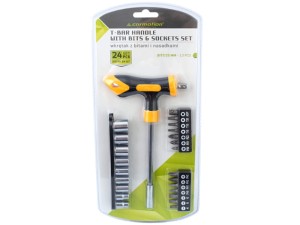 Wkrętak T24 z adapterem, 13 bitów  9 nasadek 86190