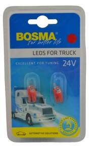 ŻAR.24V 1xLED T05 RED WIDE /7613/