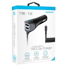 Ład.sam.NAZTECH Trio Micro USB 4,8A czarna