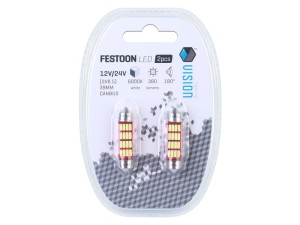 Żarówka VISION Festoon SV8.5 36mm 12/24V 58349