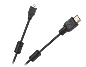 Kabel wtyk HDMI typ A wtyk micro HDMI KPO3909-1.8