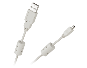 Kabel USB AM-BM MINI USB HP1,5M+filtr KPO2856-1,5L