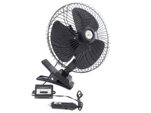 WENTYLATOR OBROTOWY, METALOWY 20cm 24V/21W 86338