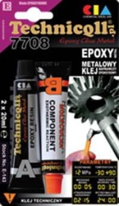KLEJ METALOWY EPOKSYDOWY 2x20ml E143