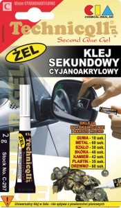 KLEJ SEKUNDOWY ŻEL 2g C297