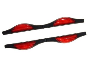 ODBOJNIKI NA DRZWI CZERWONE 2 szt. 58159