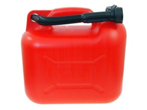 KANISTER PLASTIKOWY Z LEJKIEM 10l