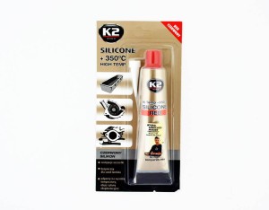 K2 SILIKON CZERWONY +350°C 85g