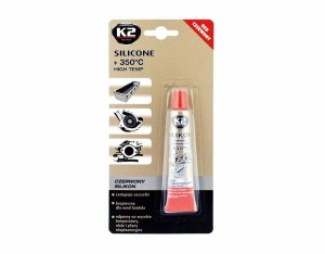 K2 SILIKON CZERWONY +350°C 21g