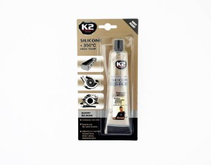 K2 SILIKON SZARY +350°C 85g